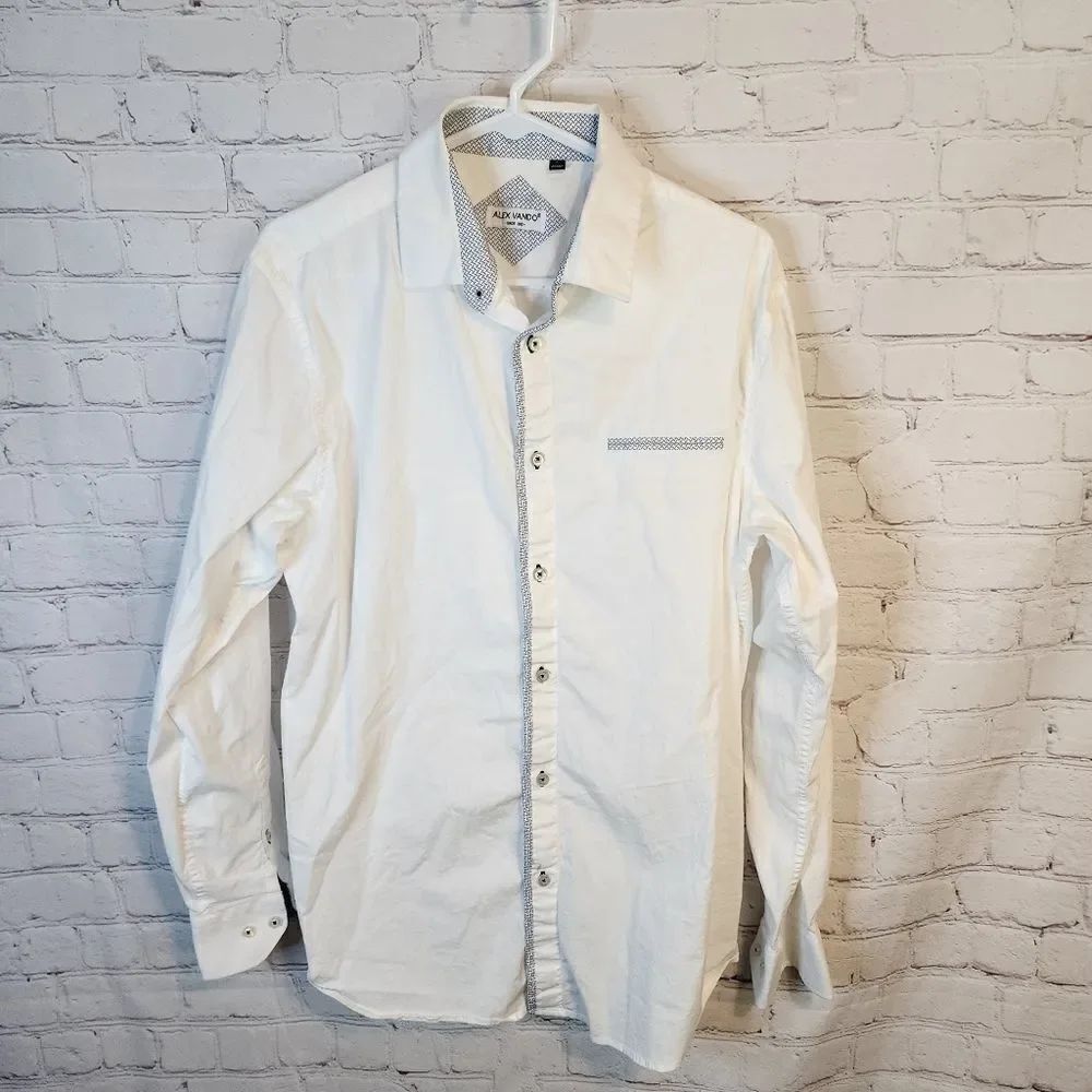 Men's Alex Vando longsleeve button-down shirt, size Large